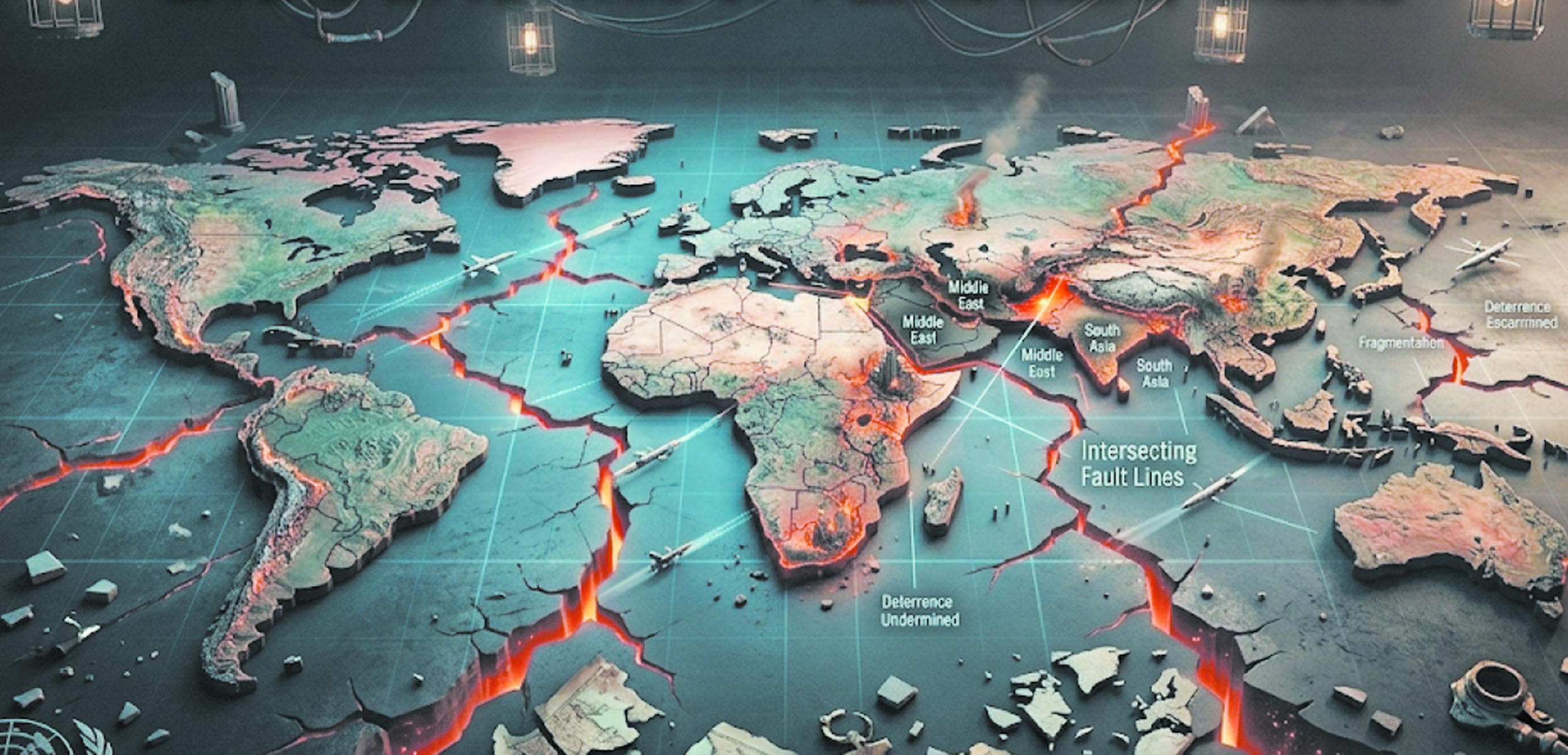The geography of escalation