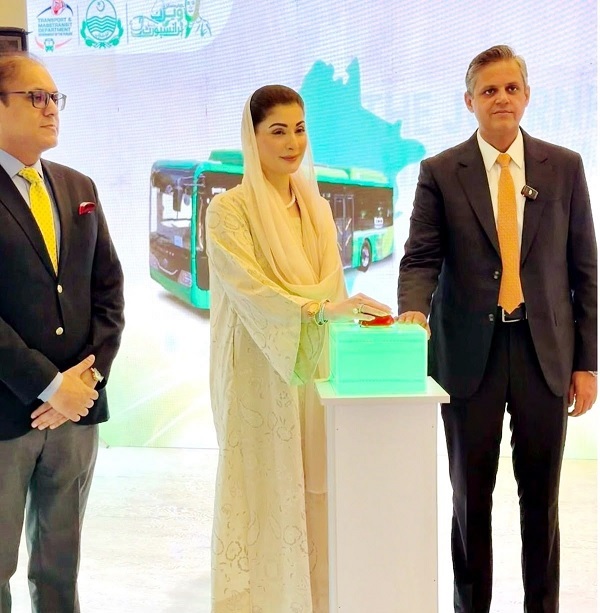 CM Maryam vows to build Pakistan's largest public transport system at e-bus launch