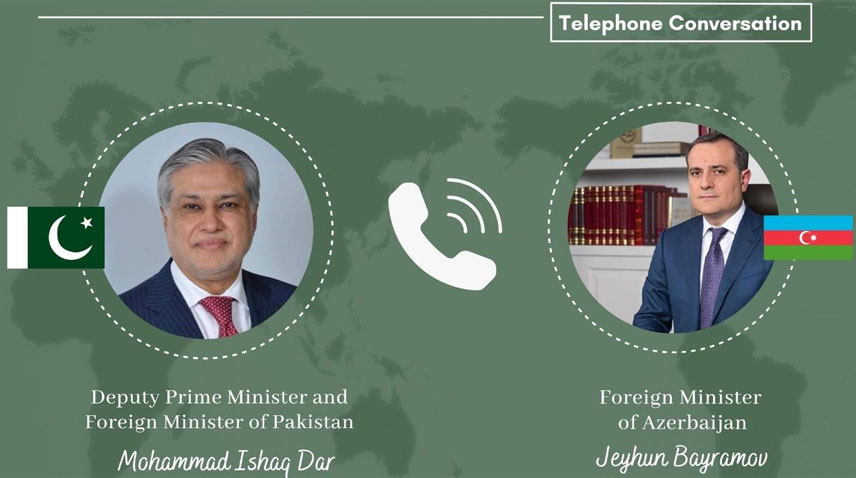 Dar, Azerbaijan FM discuss regional cooperation, inaugural Board of Peace meeting