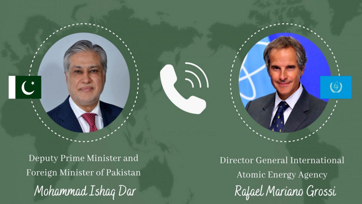 Dar, IAEA chief discuss US-Iran crisis as Middle east conflict enters fragile pause