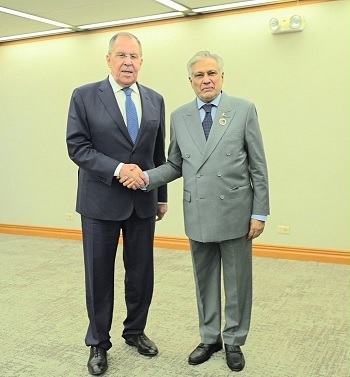 Pakistan, Russia reaffirm stronger strategic cooperation as Dar holds flurry of diplomatic meetings at ASEAN forum