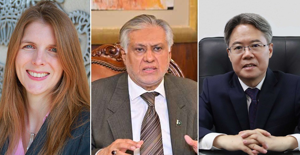 Dar engages UK, China envoys for support on Middle East peace
