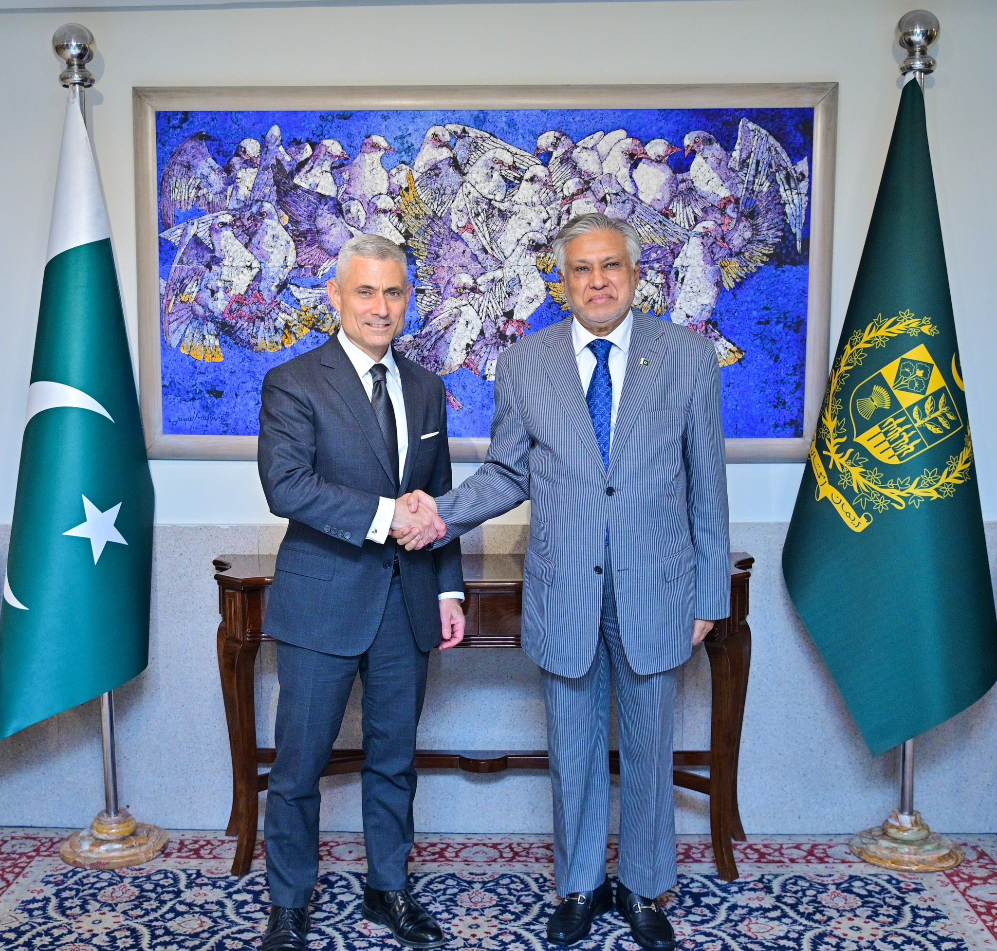 Pakistan, US vow deeper strategic engagement as Paul Kapur meets Dar