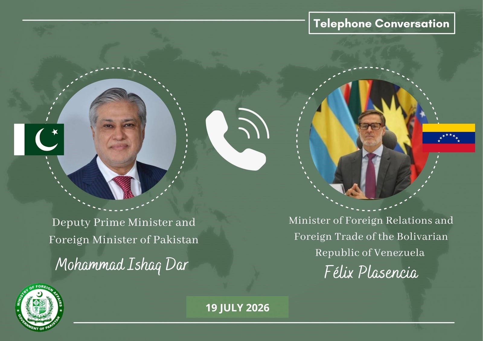 Dar, Venezuelan FM reaffirm stronger bilateral ties, expand cooperation