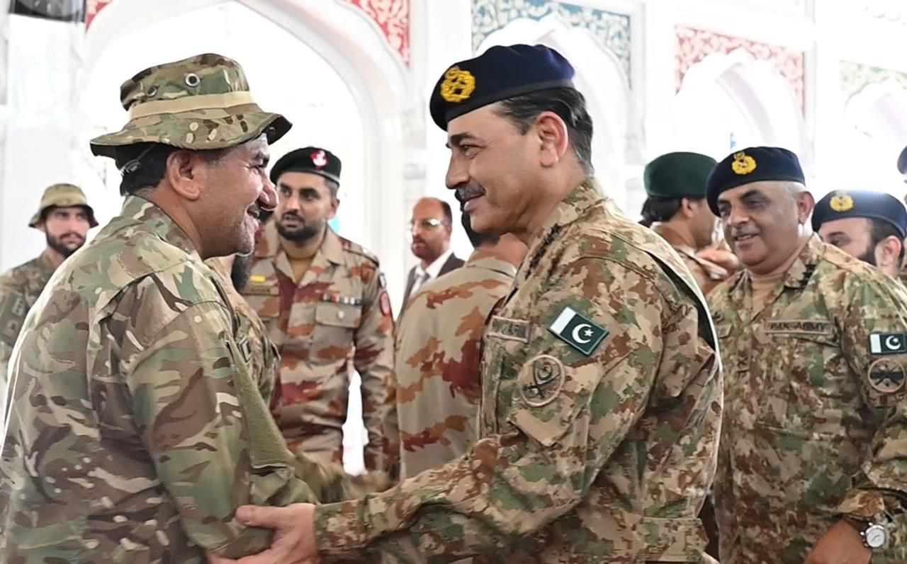 Field Marshal celebrates Eid al-Azha with frontline troops in Zhob, Balochistan: ISPR