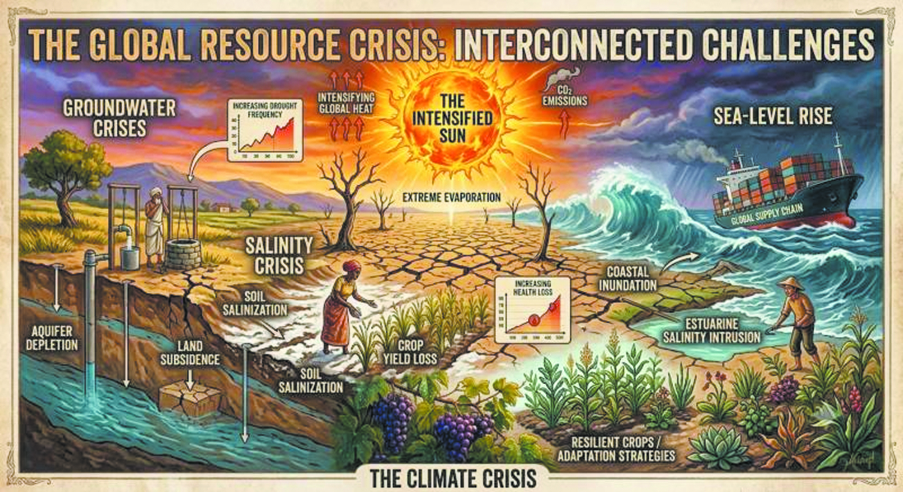 The Sun, the Soil and the Sinking Ship