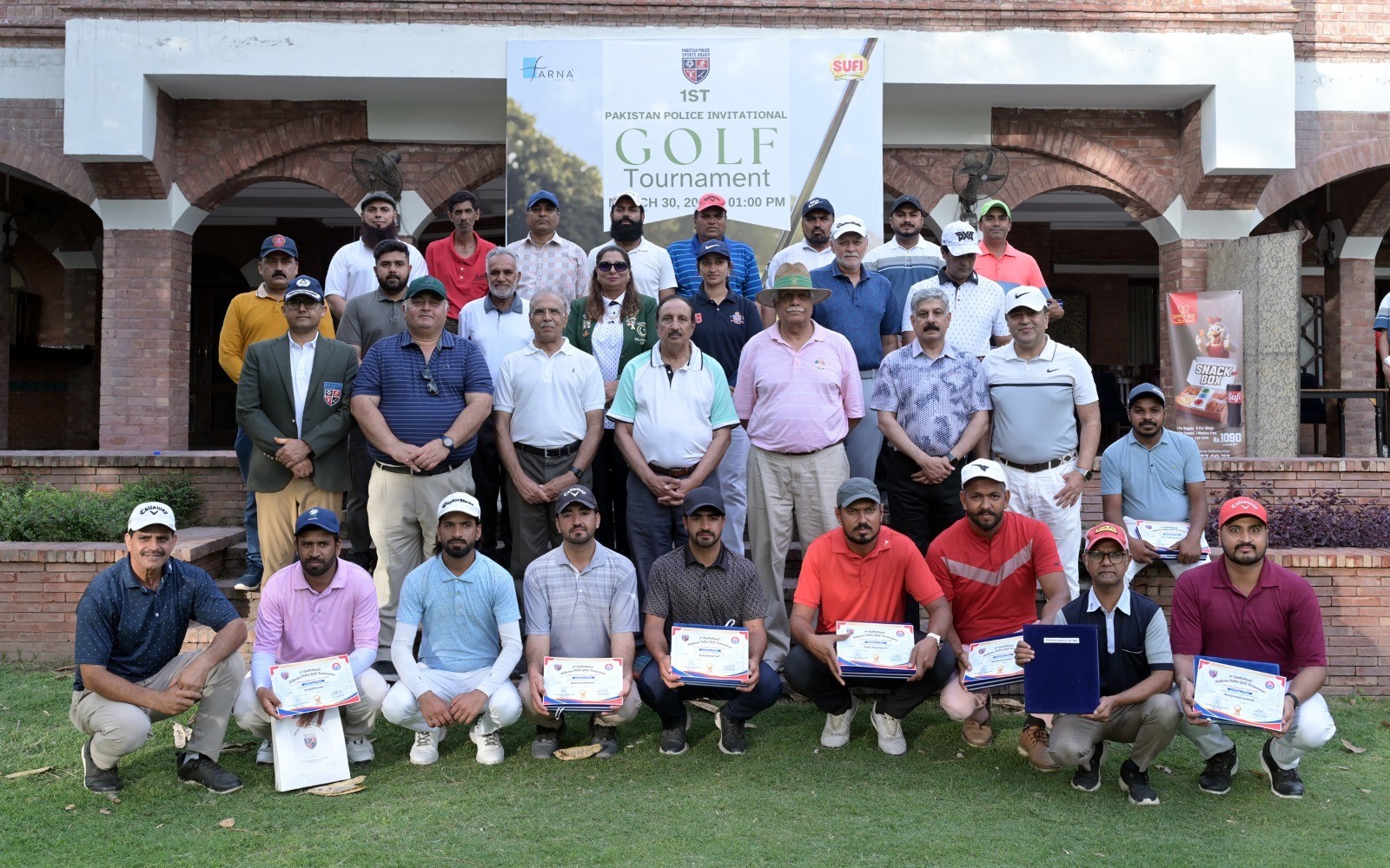 Police officers showcase talent grand police golf championship