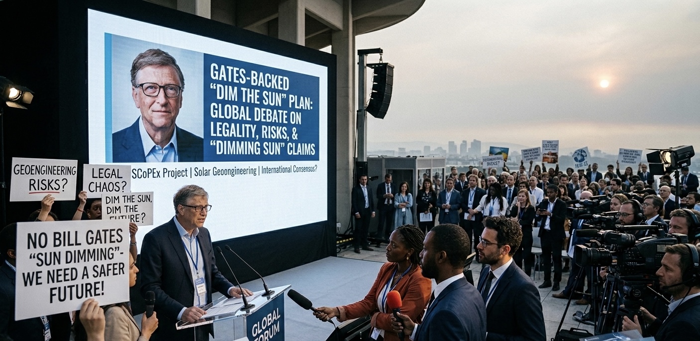 Is Bill Gates ‘dimming the sun’? Geo engineering debate explodes