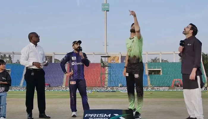 Lahore Qalandars choose to bat against Quetta Gladiators in PSL 11 clash