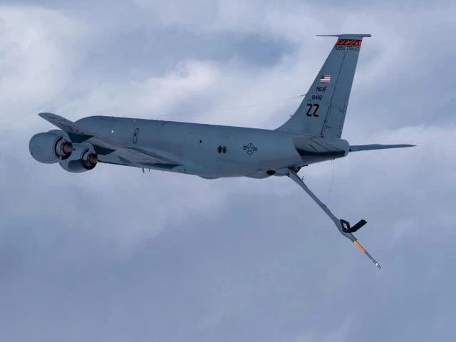Five US Air Force refuelling planes struck in Iranian missile strike on Saudi Arabia