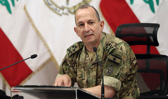Lebanon army chief visits US-Iran mediator Pakistan: military