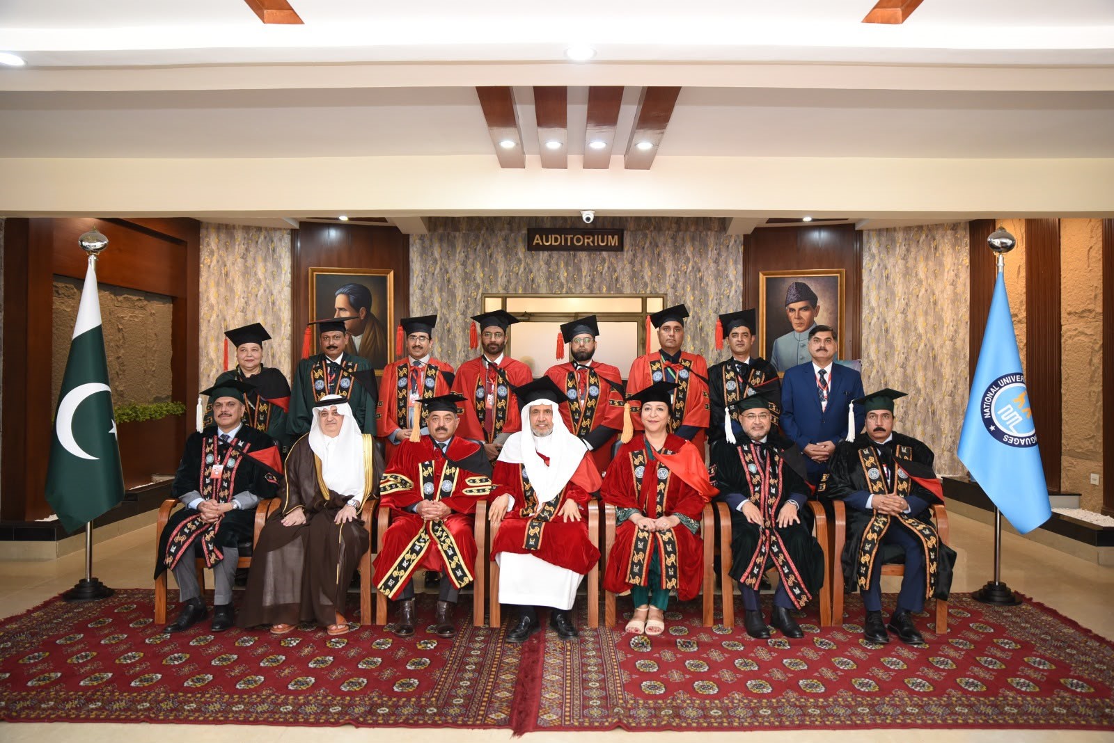 NUML Confers Honorary PhD on MWL Chief Dr. Al-Issa