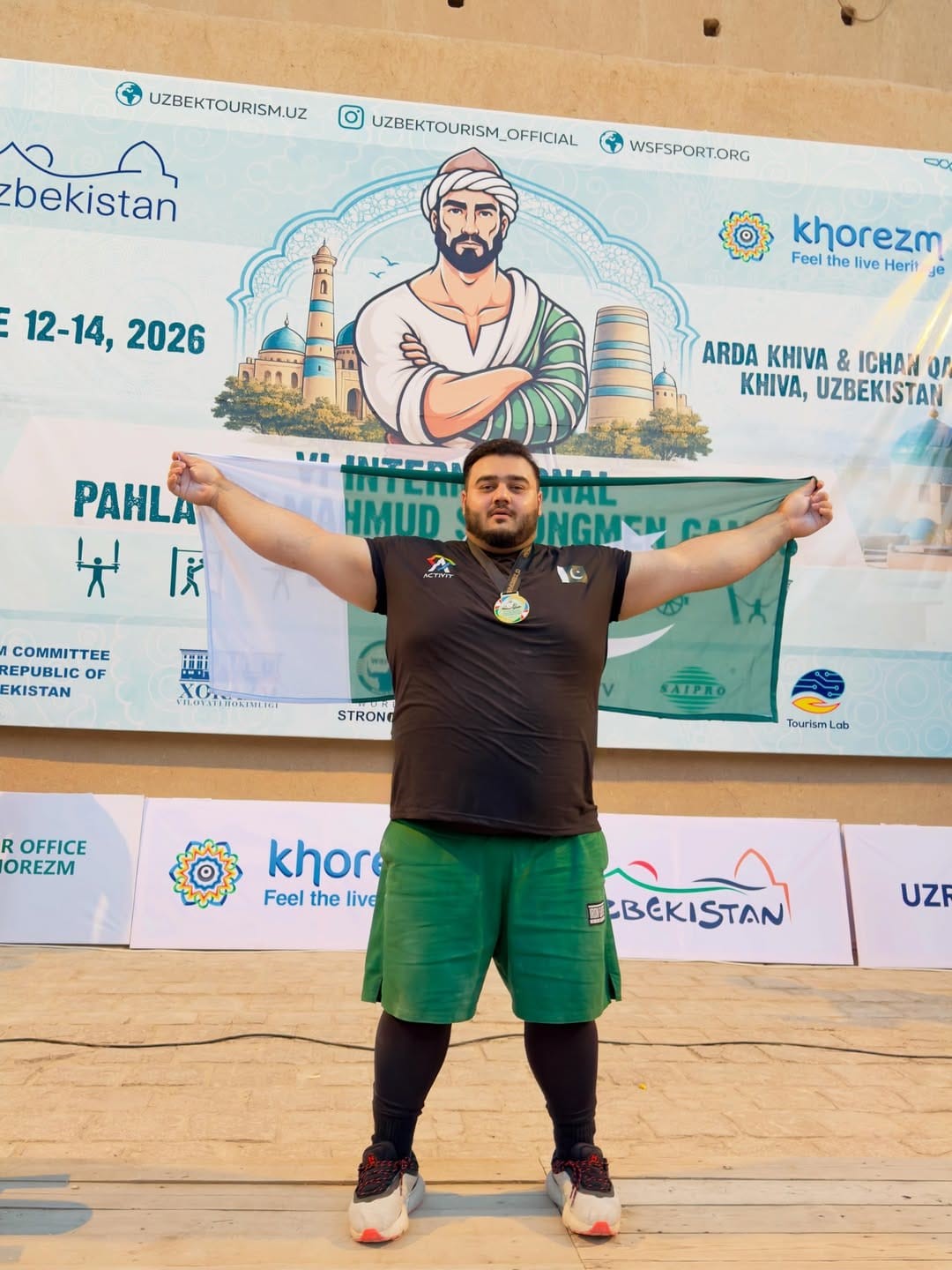 Strongman Nooh Butt dedicates Uzbekistan gold medals to parents, sets sights on Olympic glory