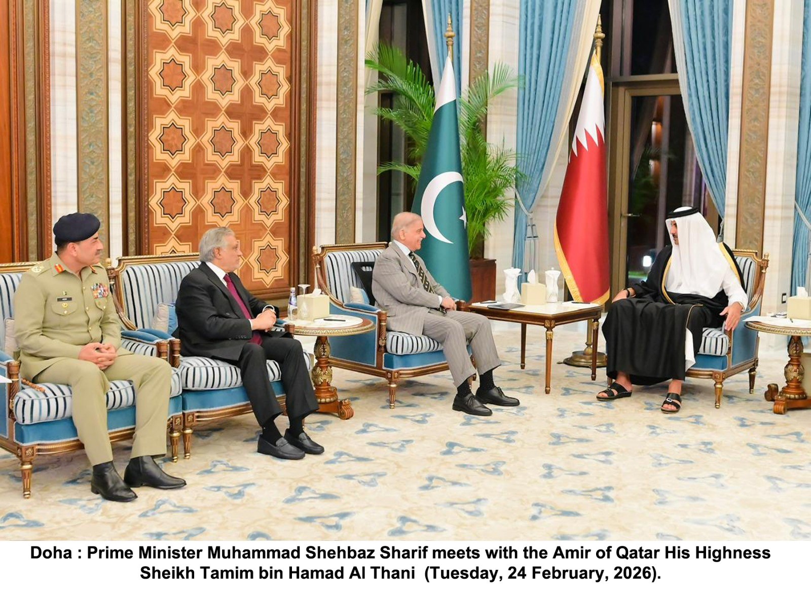 Pakistan, Qatar reaffirm commitment to deepen economic partnership to higher strategic level