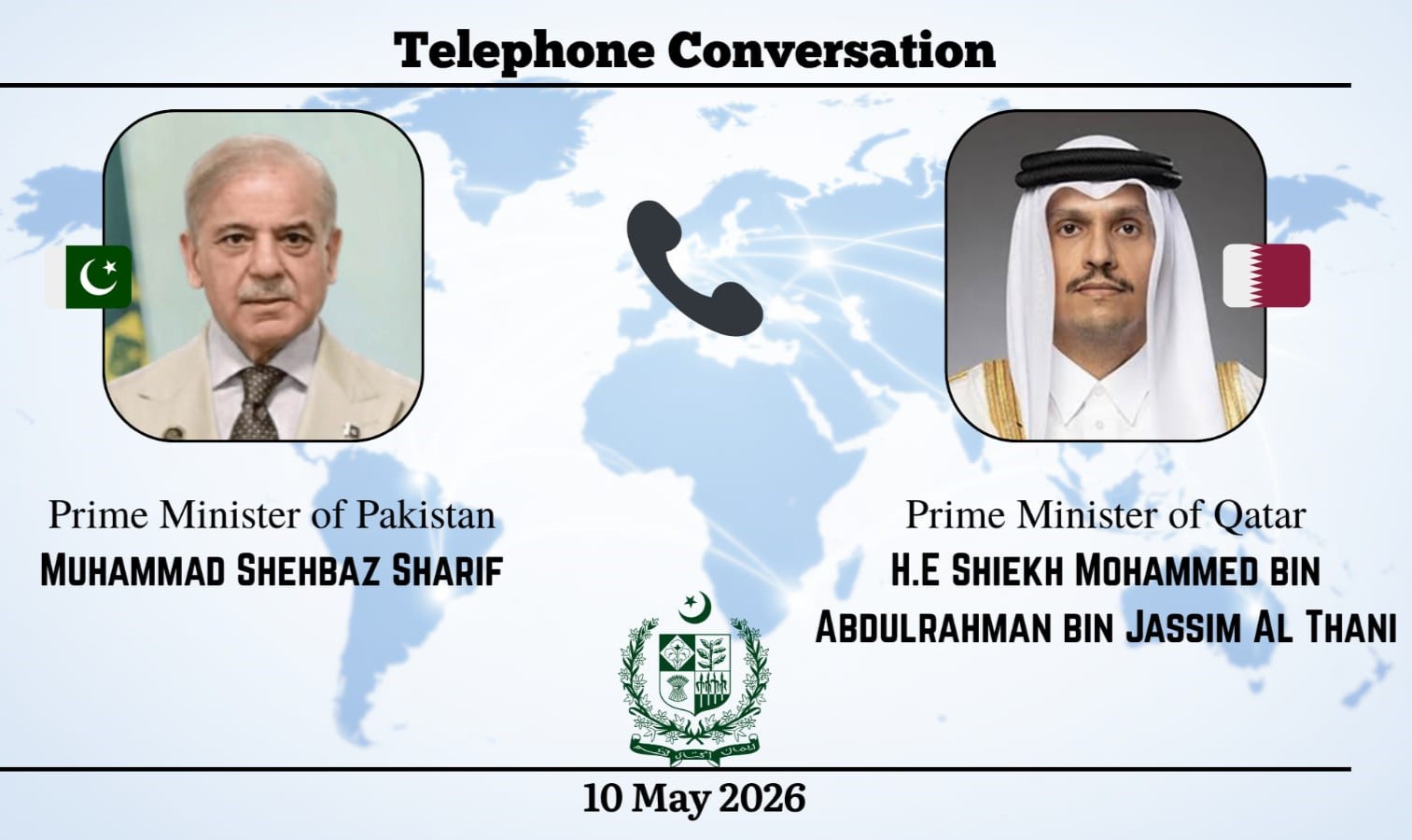 Pakistan, Qatar reaffirm ‘shared commitment’ to ‘constructive dialogue’ for regional peace
