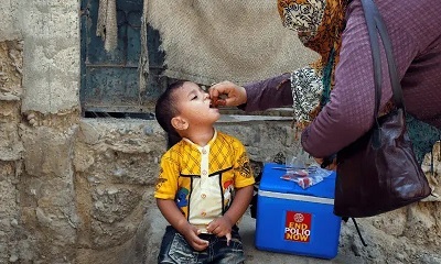 Polio positivity rate plunges as eradication drive gains momentum