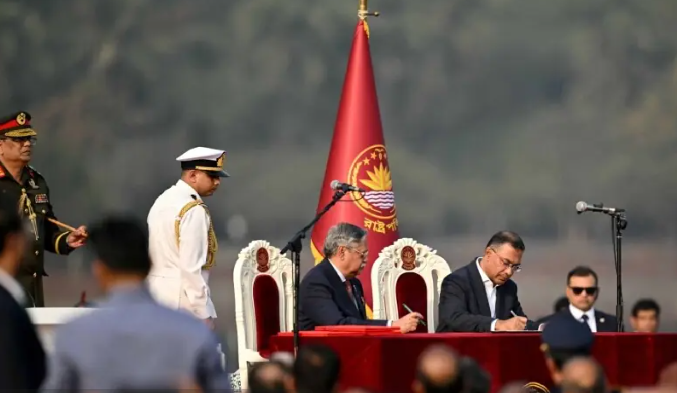 Tarique Rahman sworn in as Bangladesh’s PM after landslide election victory