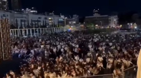Panic in Tel Aviv as Iranian Missiles Strike, Residents Flee to Bunkers – Viral Video Shows Chaos and Falls