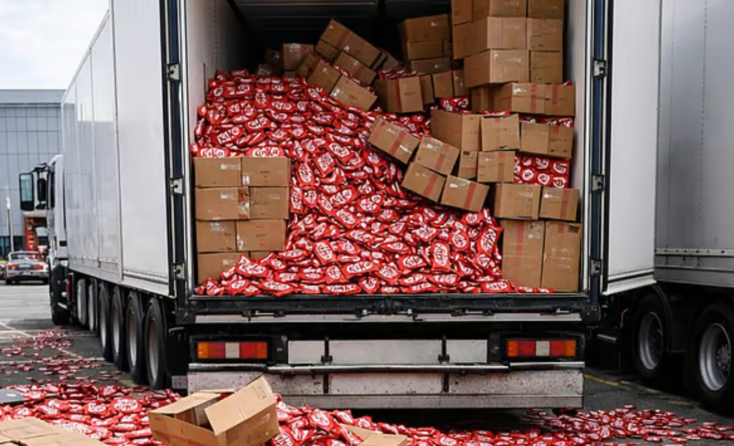Sugar rush gone rogue: 12 tonnes of KitKat stolen in chocolate heist