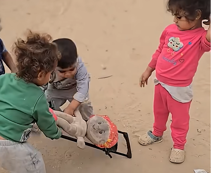Viral clip of Gaza children staging funerals reflects psychological toll of war