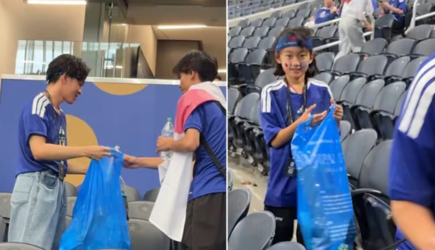 Japanese supporters are going viral again for what they do after every match ends