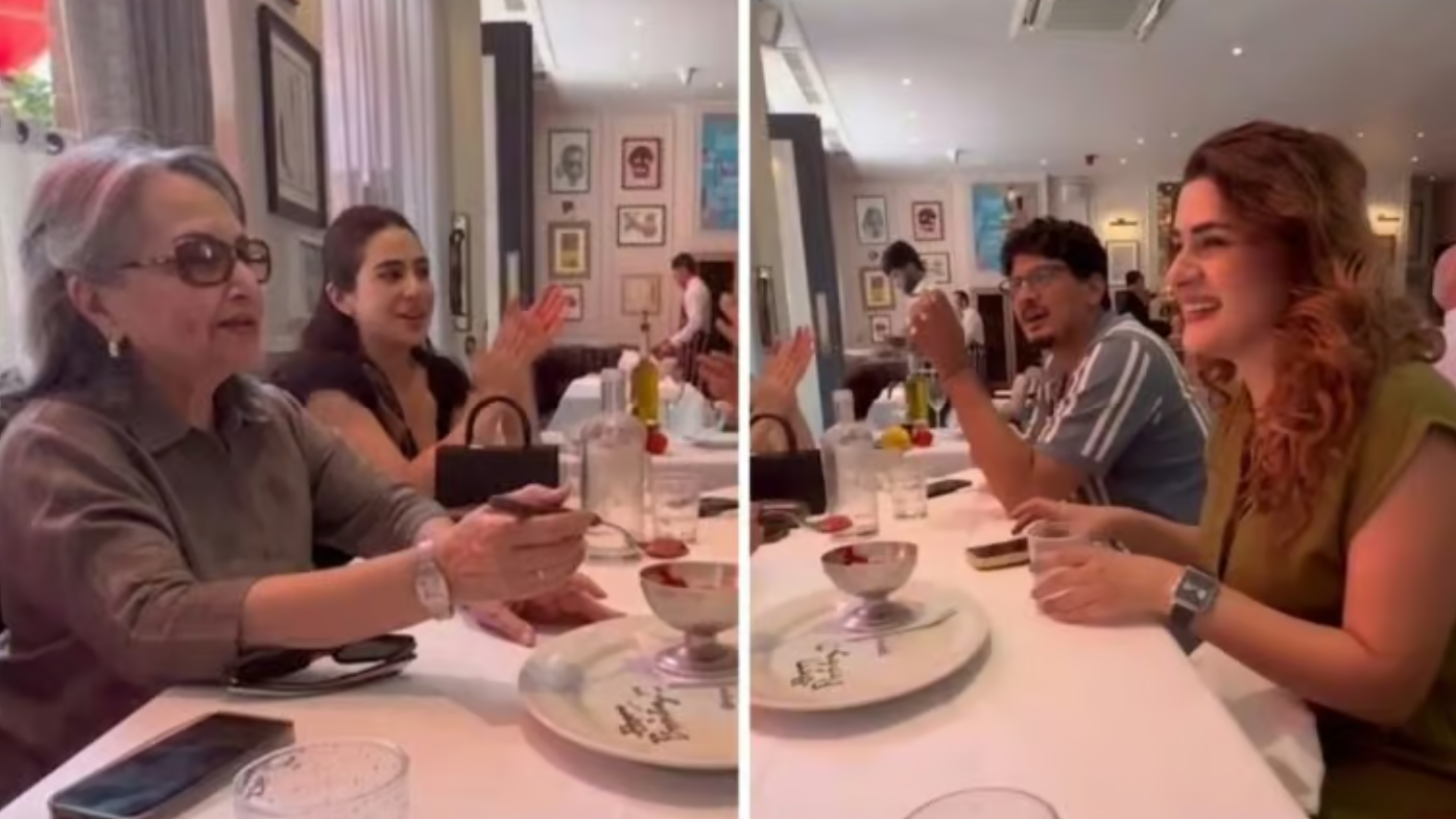 Kubra Khan celebrates birthday alongside Bollywood royalty Sharmila Tagore, Sara Ali Khan