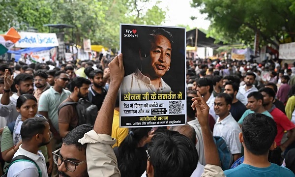 Wife alleges Indian activist Sonam Wangchuk illegally detained under guise of medical care