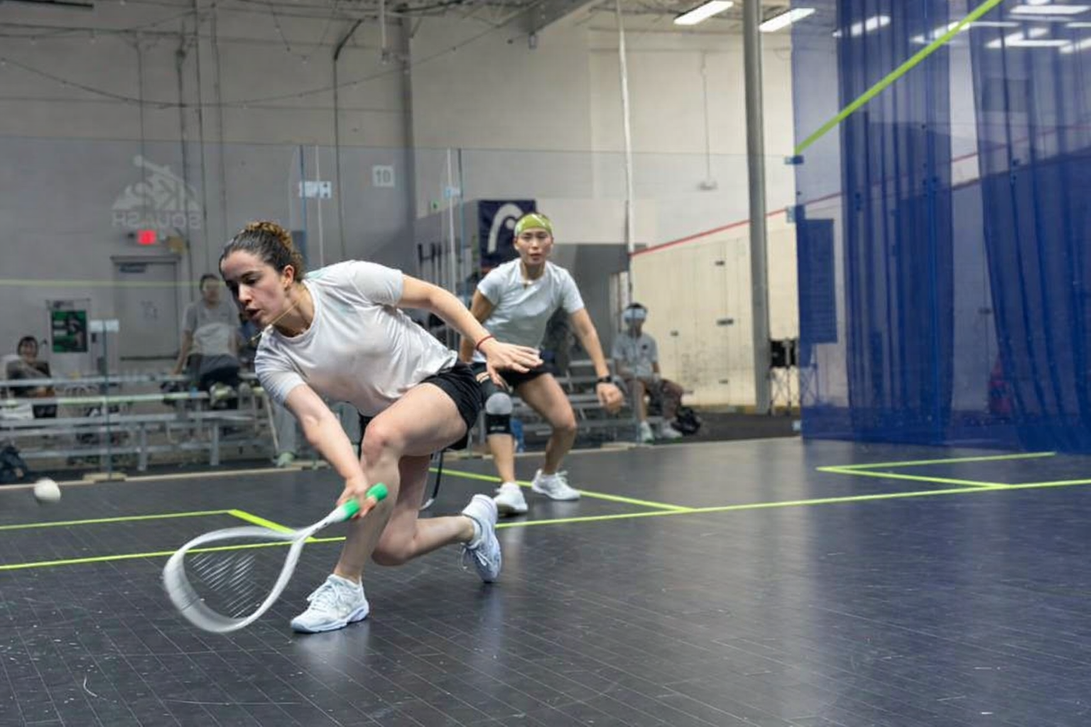 International stars dominate opening day of K2 Squash Women’s 6K event
