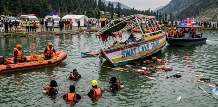 Three tourists killed as boat capsizes in Swat