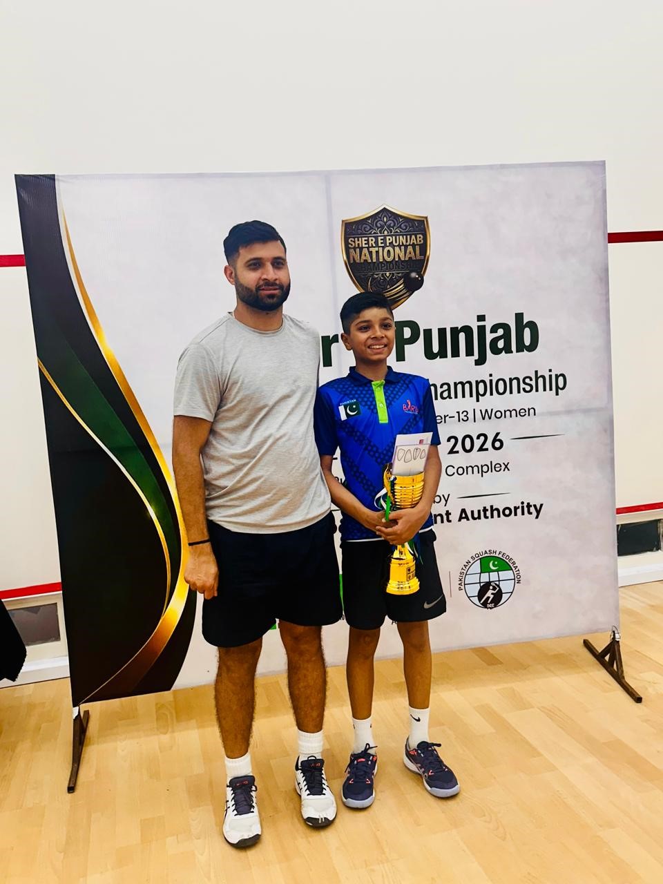 Farhan-coached Mustafa shines at Sher-e-Punjab Junior Squash Championship