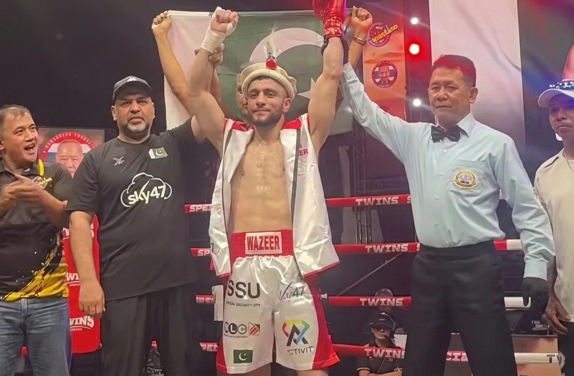 Usman Wazeer knocks out India’s Baljit Singh, extends unbeaten run to 18-0