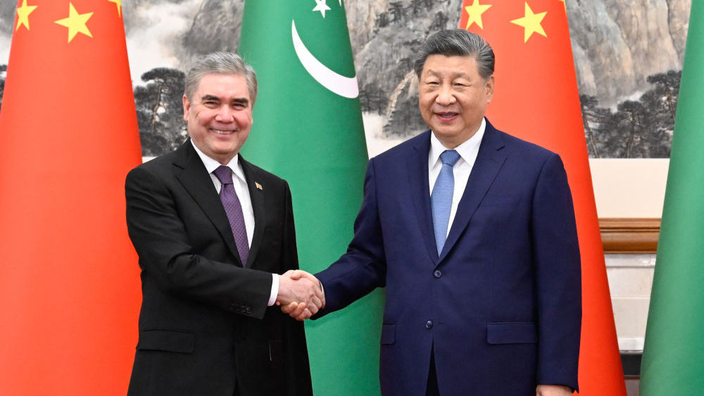 President Xi calls for strengthening cooperation with Turkmenistan in natural gas, trade, non-resource fields