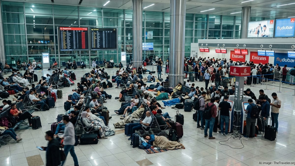 Pakistanis Stranded in Dubai as Middle East Airspace Closures Disrupt Thousands of Flights