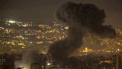 Israel issues evacuation warning as strikes hit Beirut on seventh day of conflict