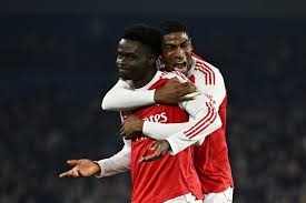 Arsenal secure narrow victory over Brighton as Saka scores decisive goal
