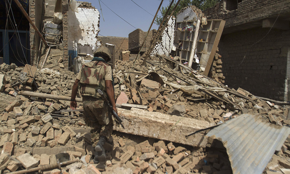 Huge cache of weapons seized by security forces in South Waziristan IBO: ISPR