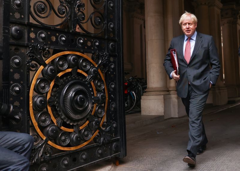 EU must move, UK says as Johnson heads for last Brexit supper in Brussels