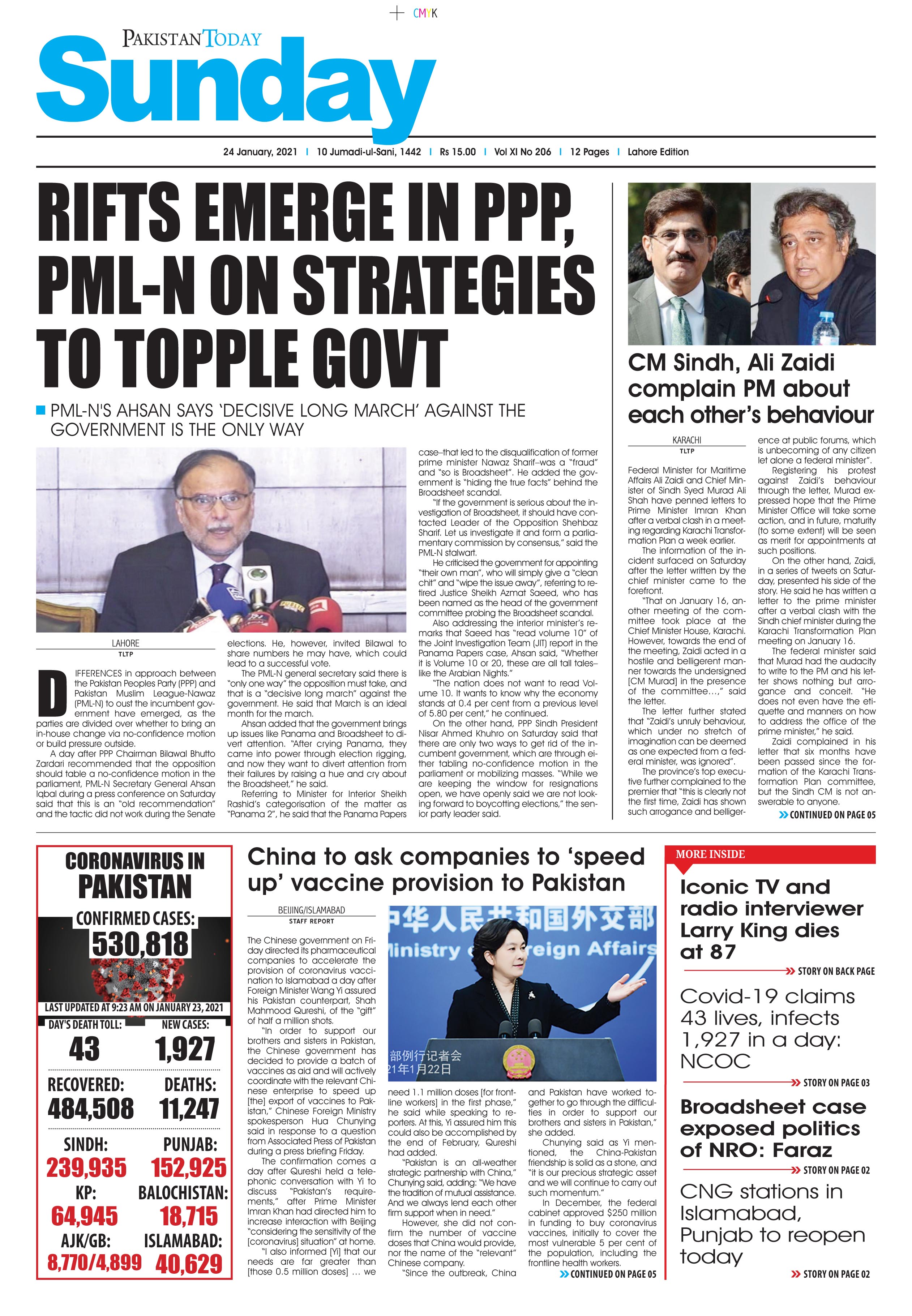 Epaper – January 24 KHI 2021