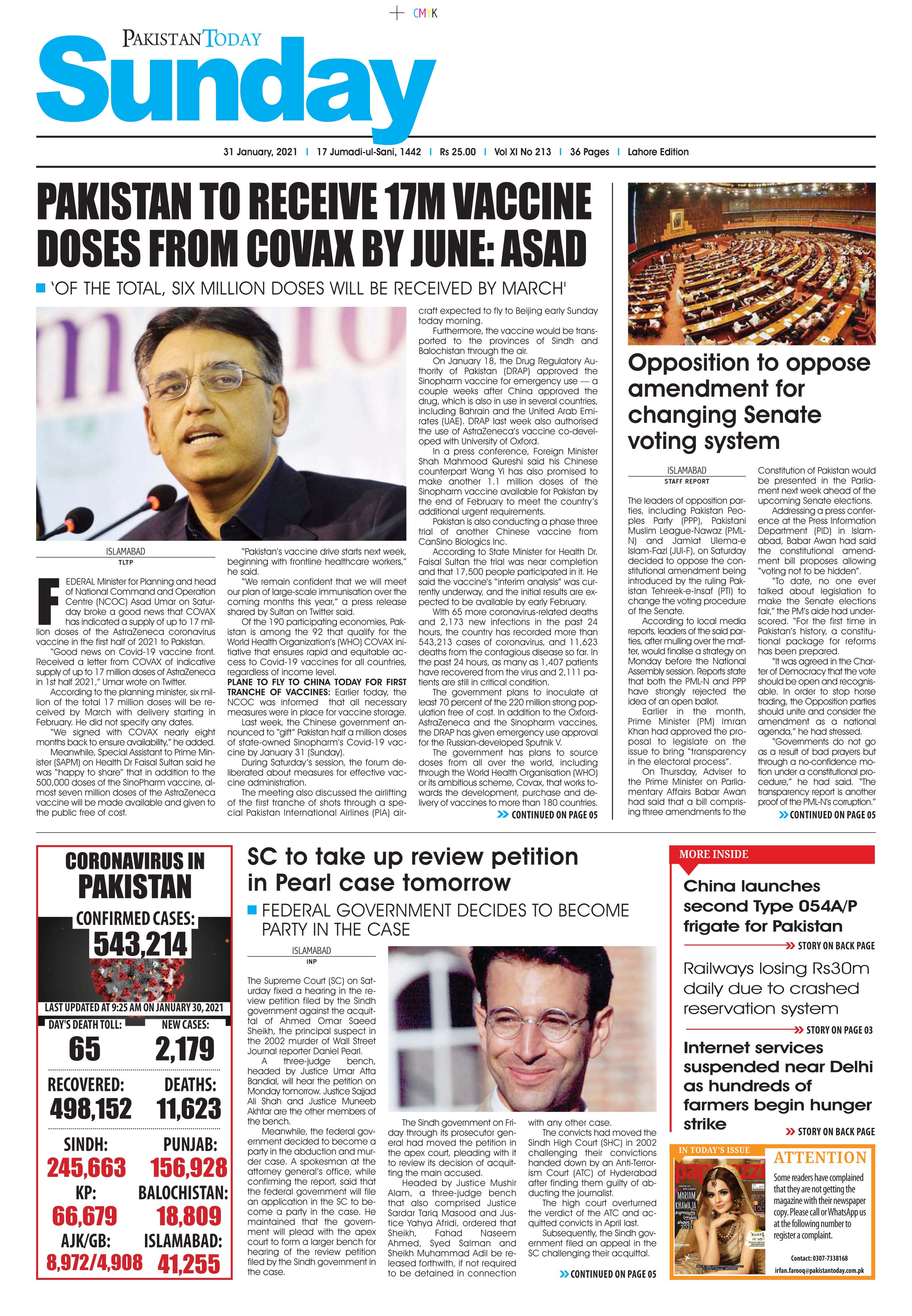 Epaper – January 31 KHI 2021