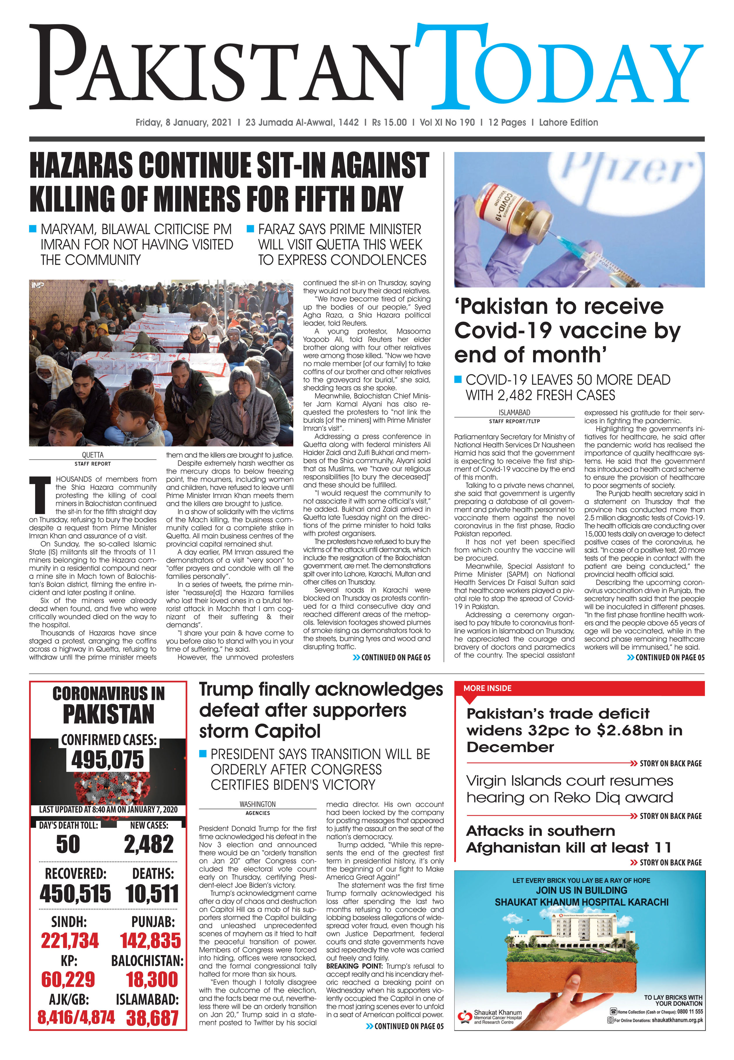 Epaper – January 08 KHI 2021
