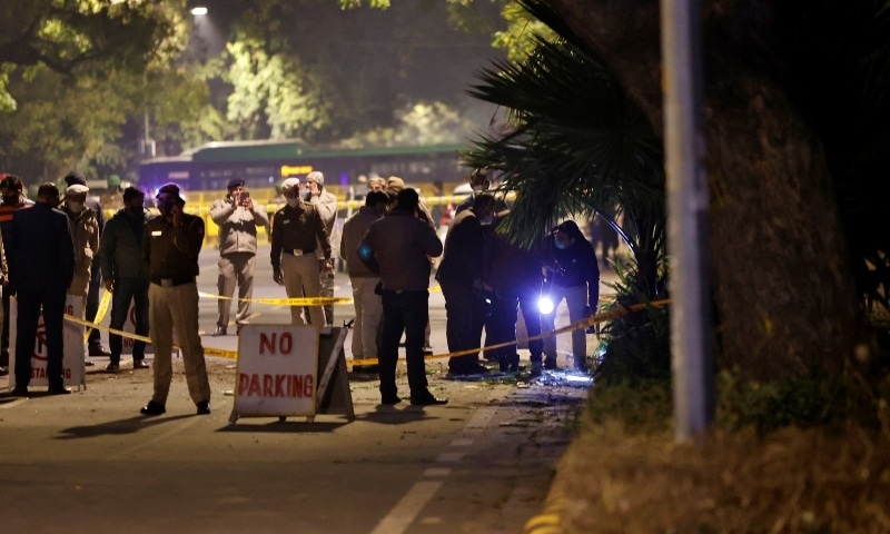 Minor blast near Israel embassy sparks scare in Delhi's VIP zone