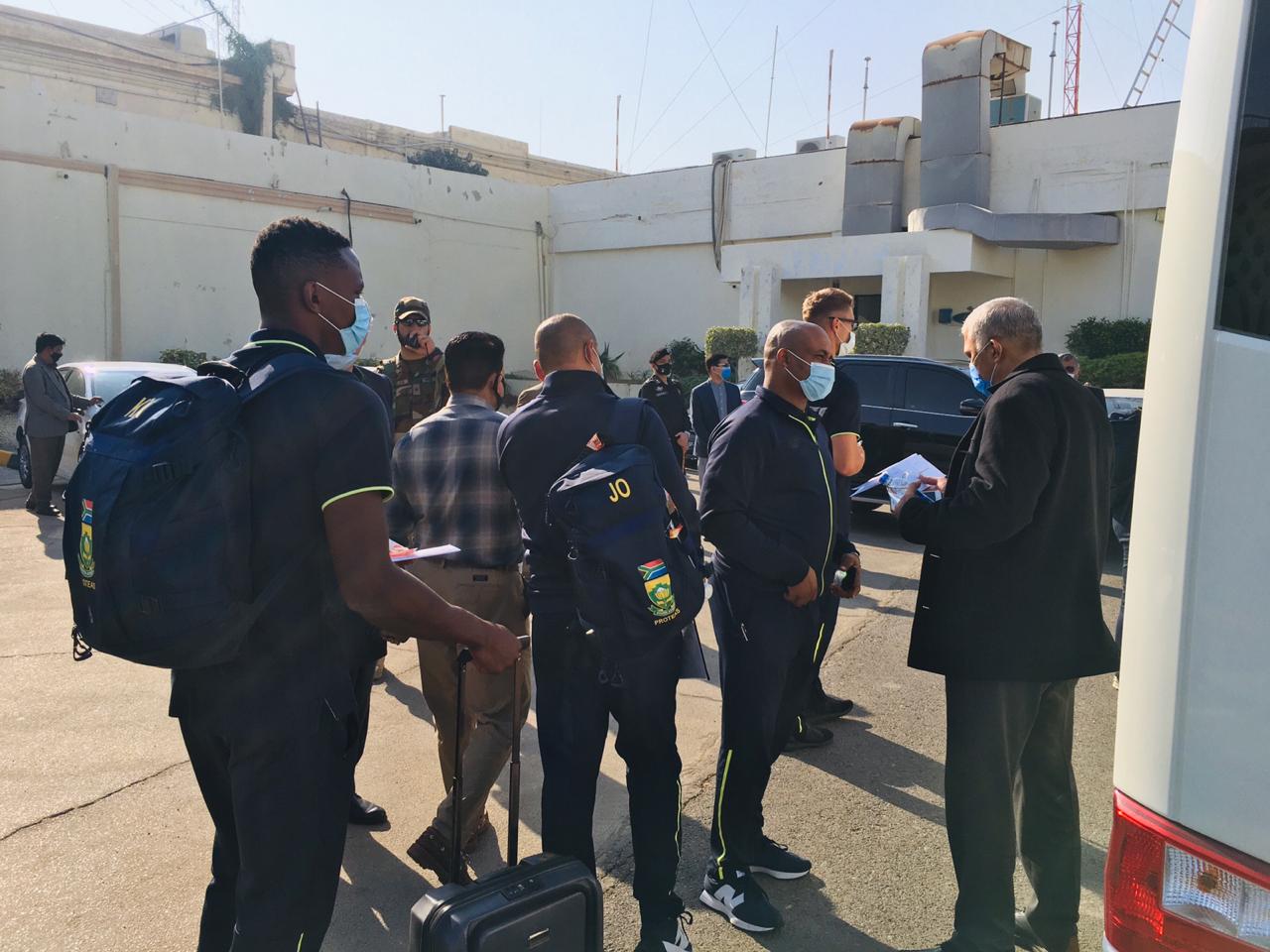 South Africa arrive for first Pakistan tour in 14 years