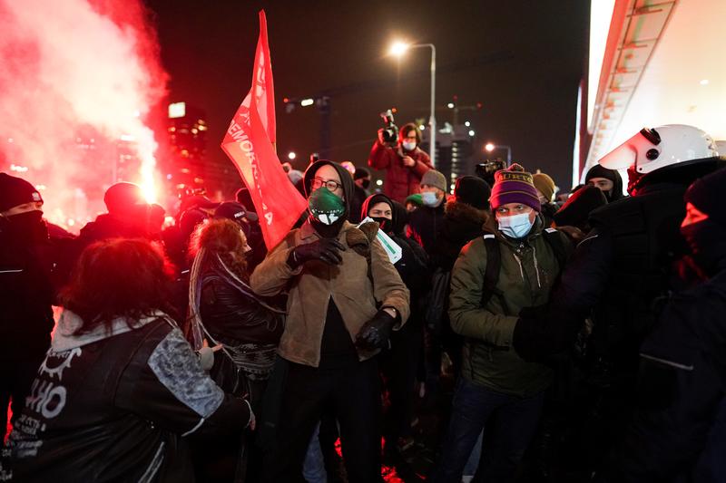 'I am afraid to live here.' Thousands march in Poland against abortion curbs