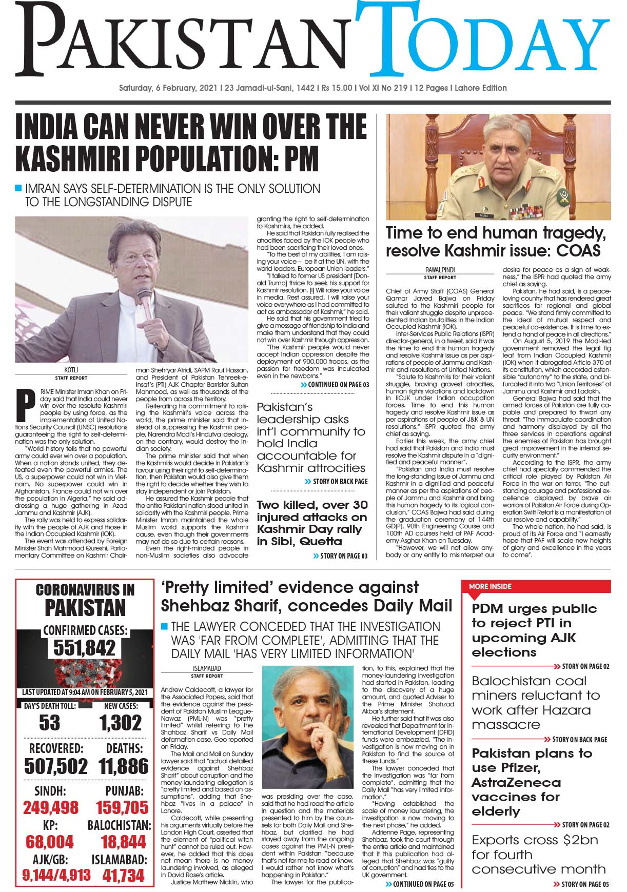 Epaper – February 6 KHI 2021
