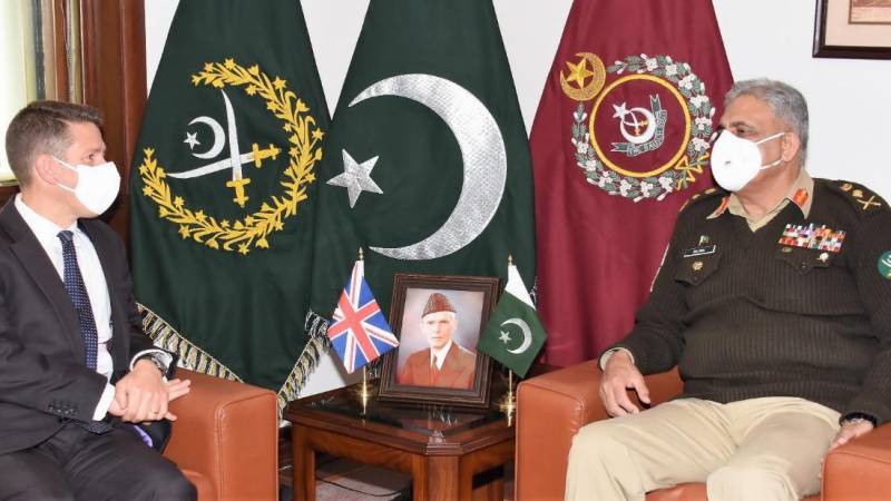 COAS, British envoy discuss Afghan peace process