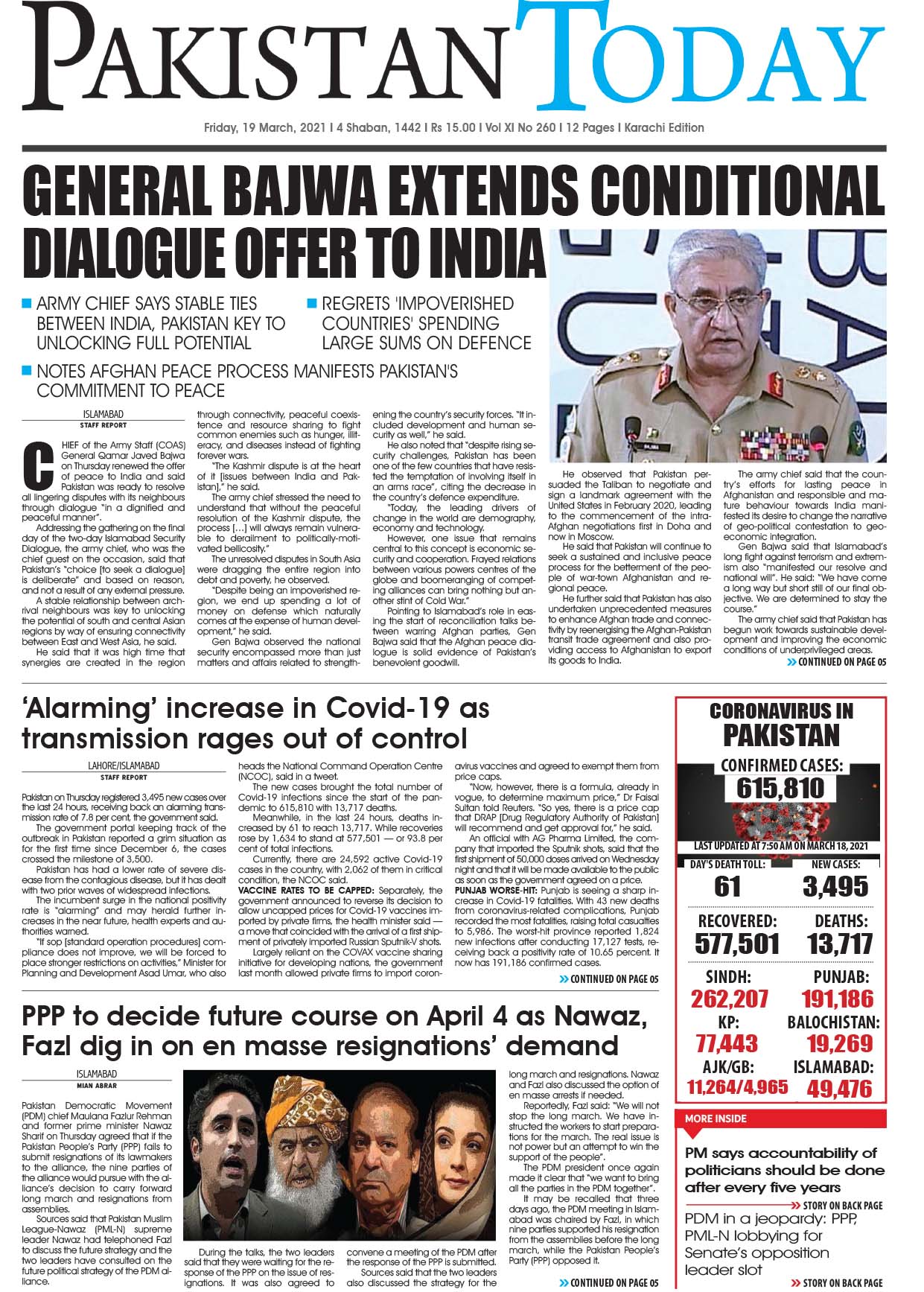 Epaper – March 19 KHI 2021