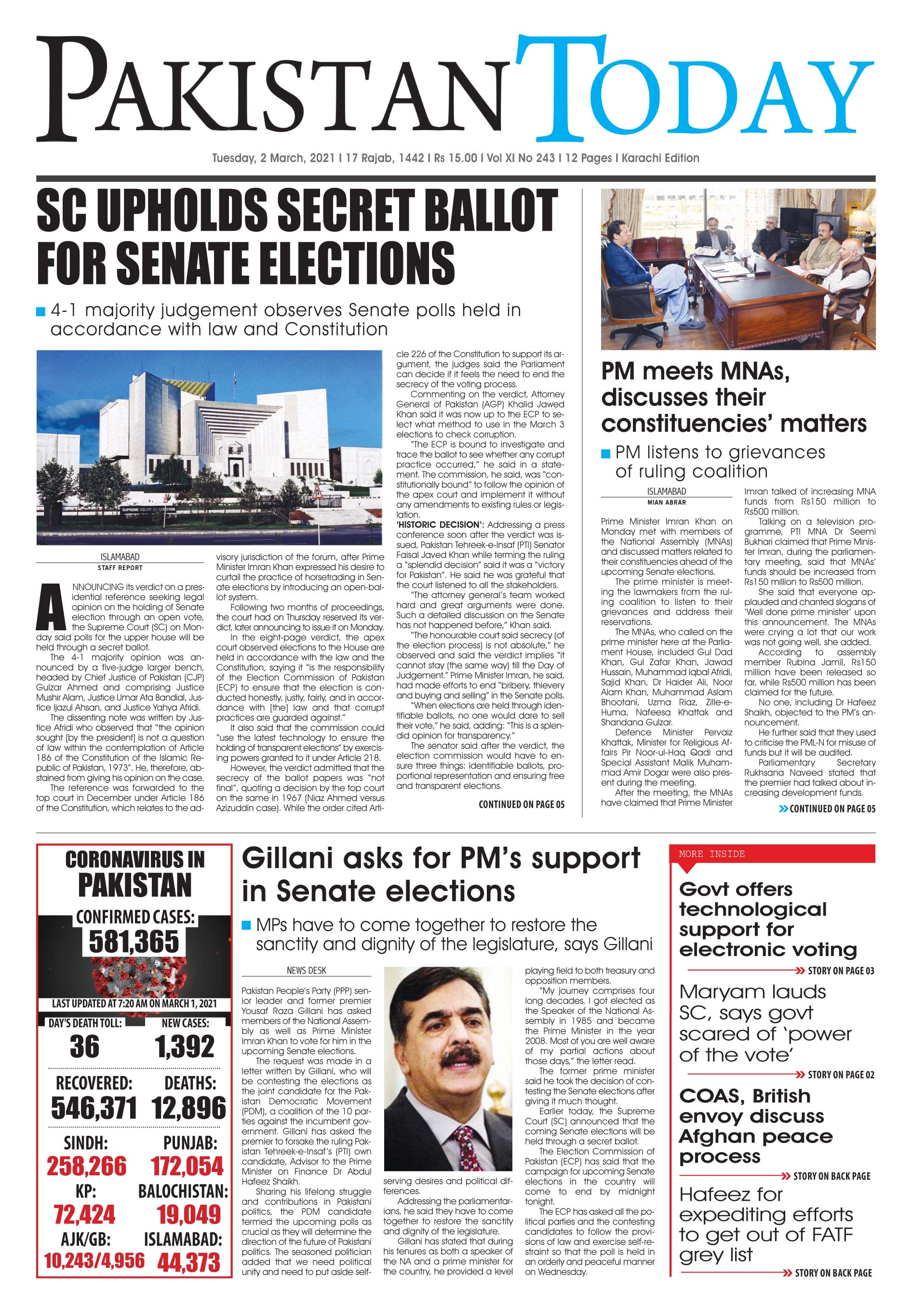 Epaper – March 2 KHI 2021