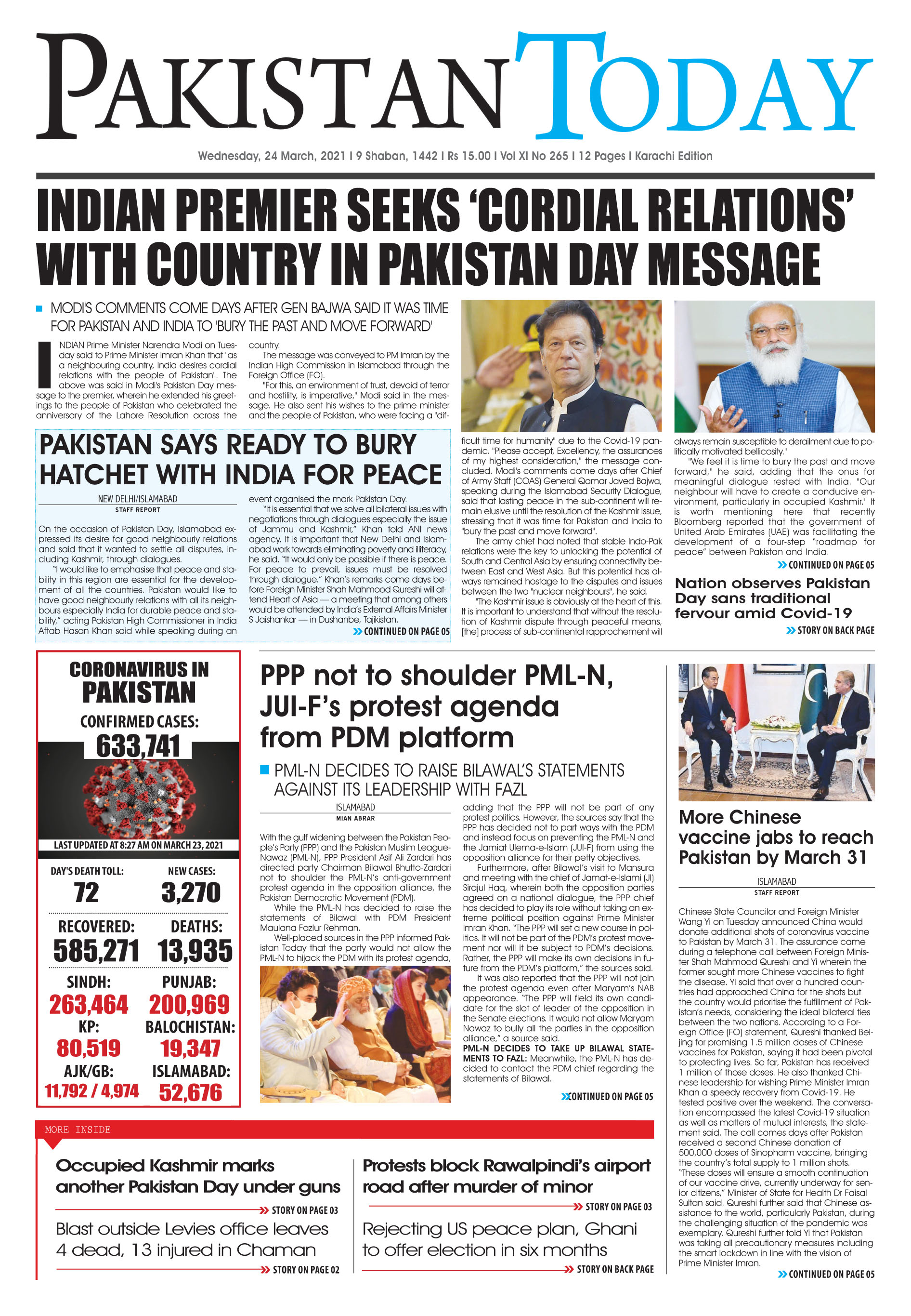 Epaper – March 24 KHI 2021