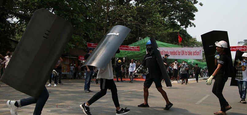 More protests held in Myanmar as South Korea suspends defence exchanges