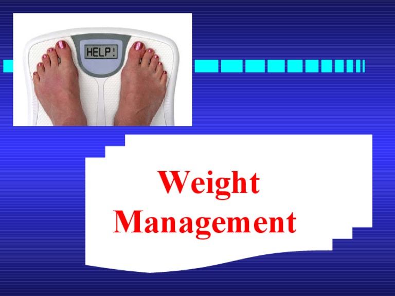 Mechanics of weight management
